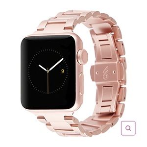 NIB Case-mate Metal Linked Apple Watch Band in Rose Gold